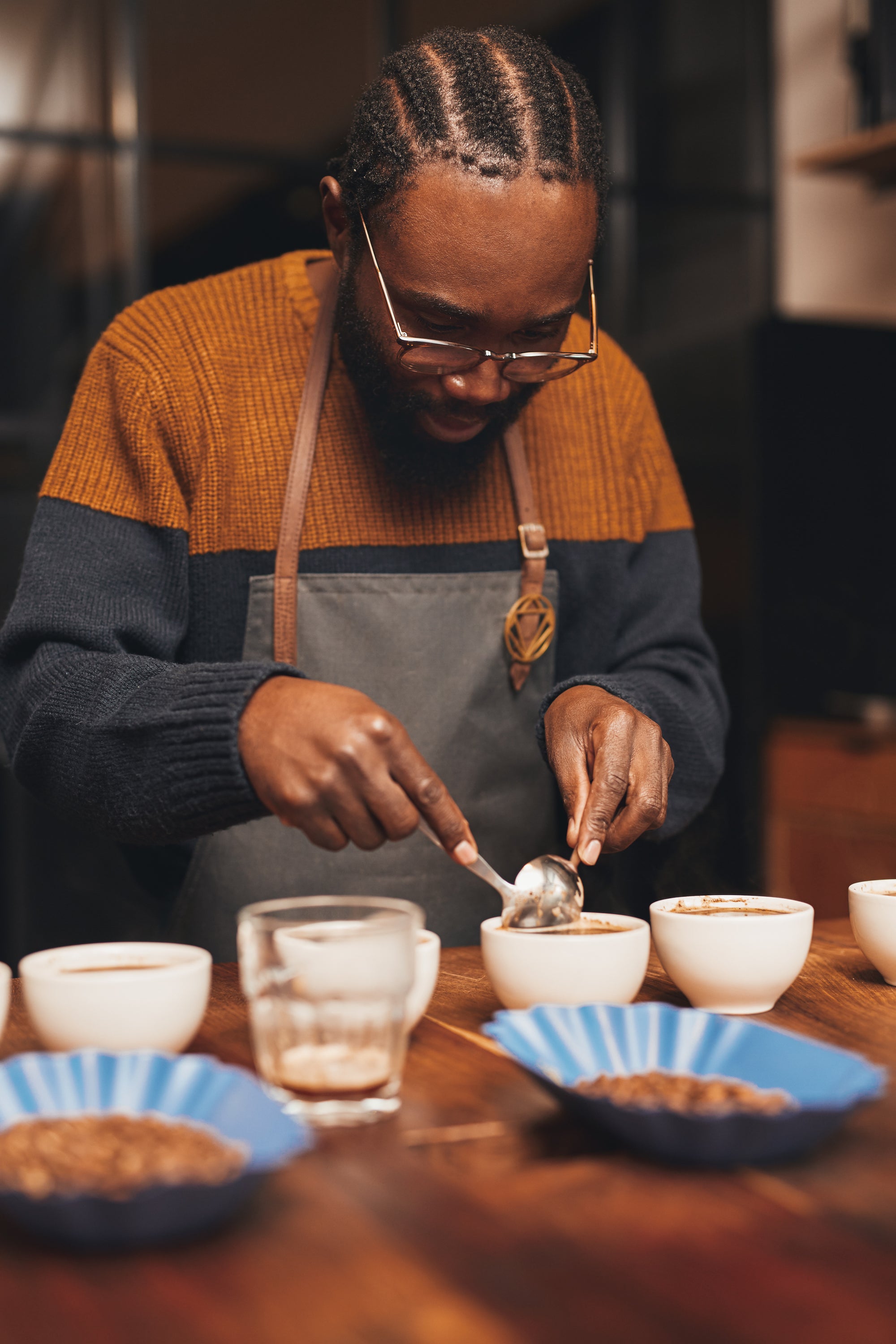 coffee cupping